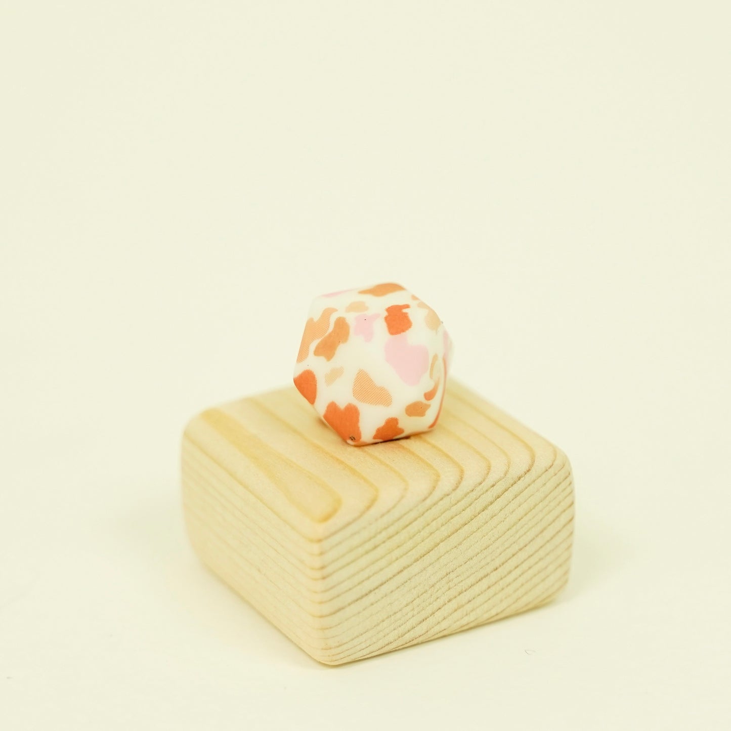 Boho Moo Printed Bead