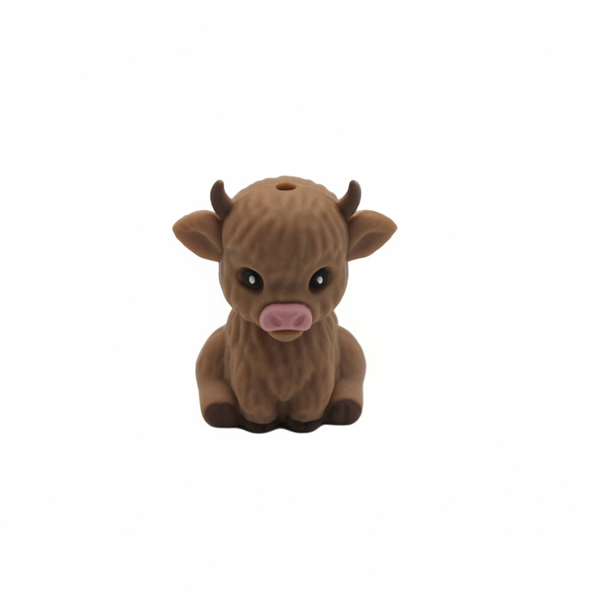 3D Highland Cow Focal