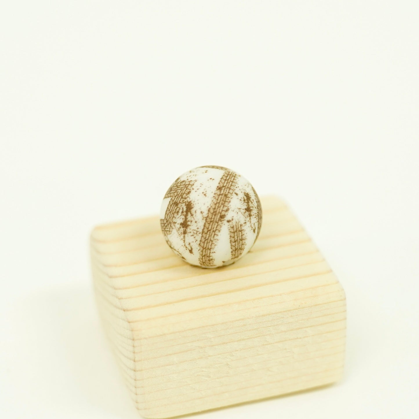 Burnout Printed Bead