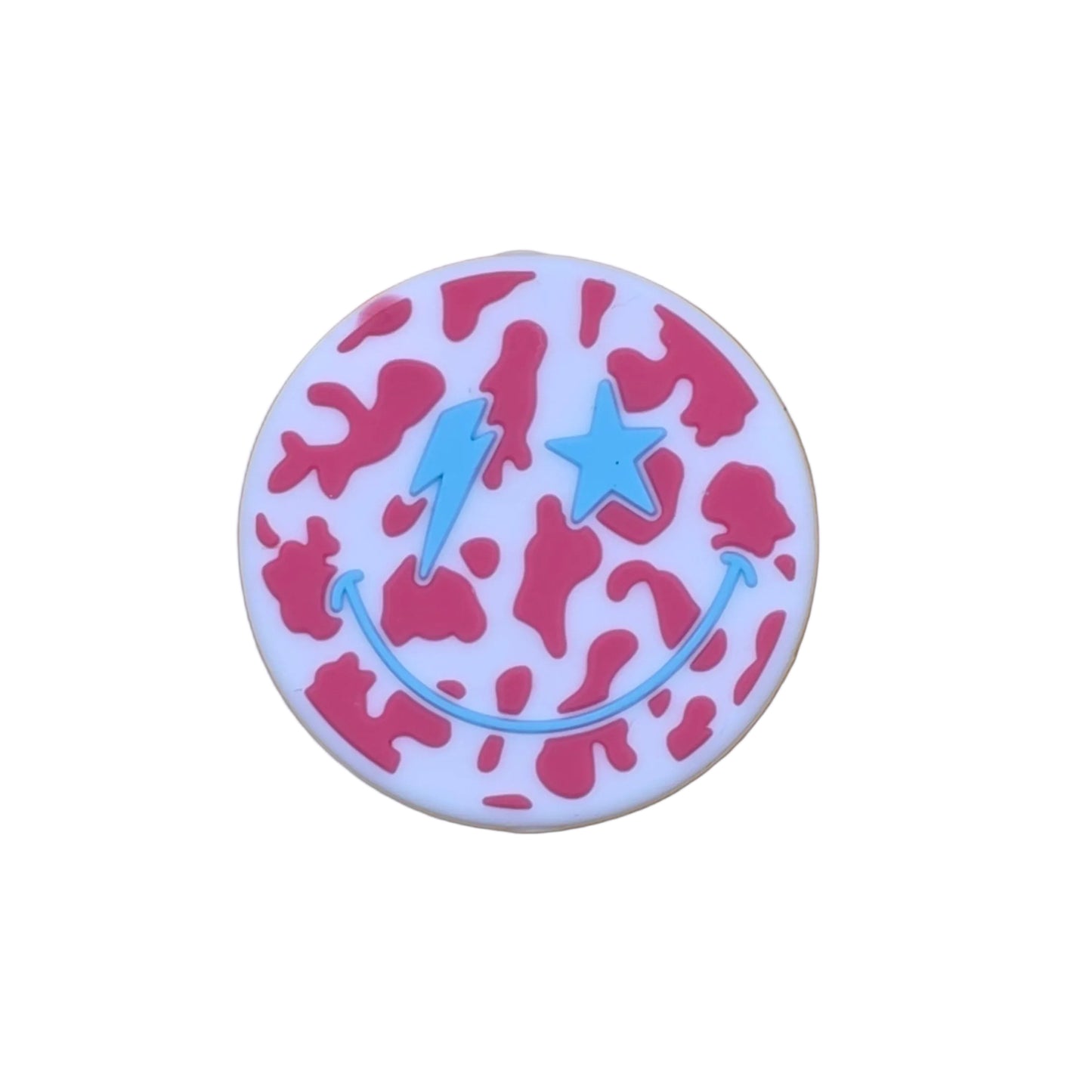 Cow Print Smiley Focal
