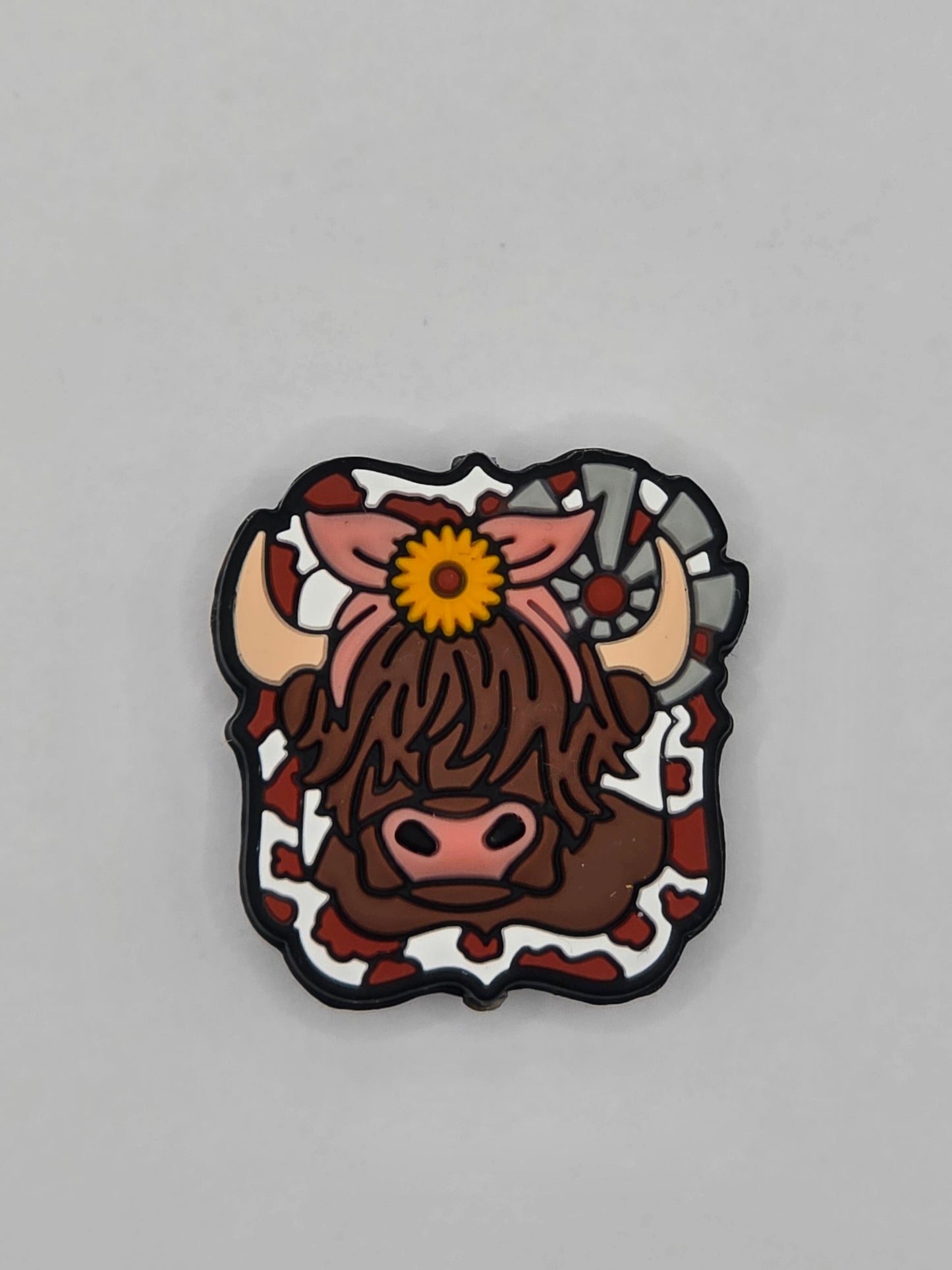 Howdy Daisy Highland Cow Focal
