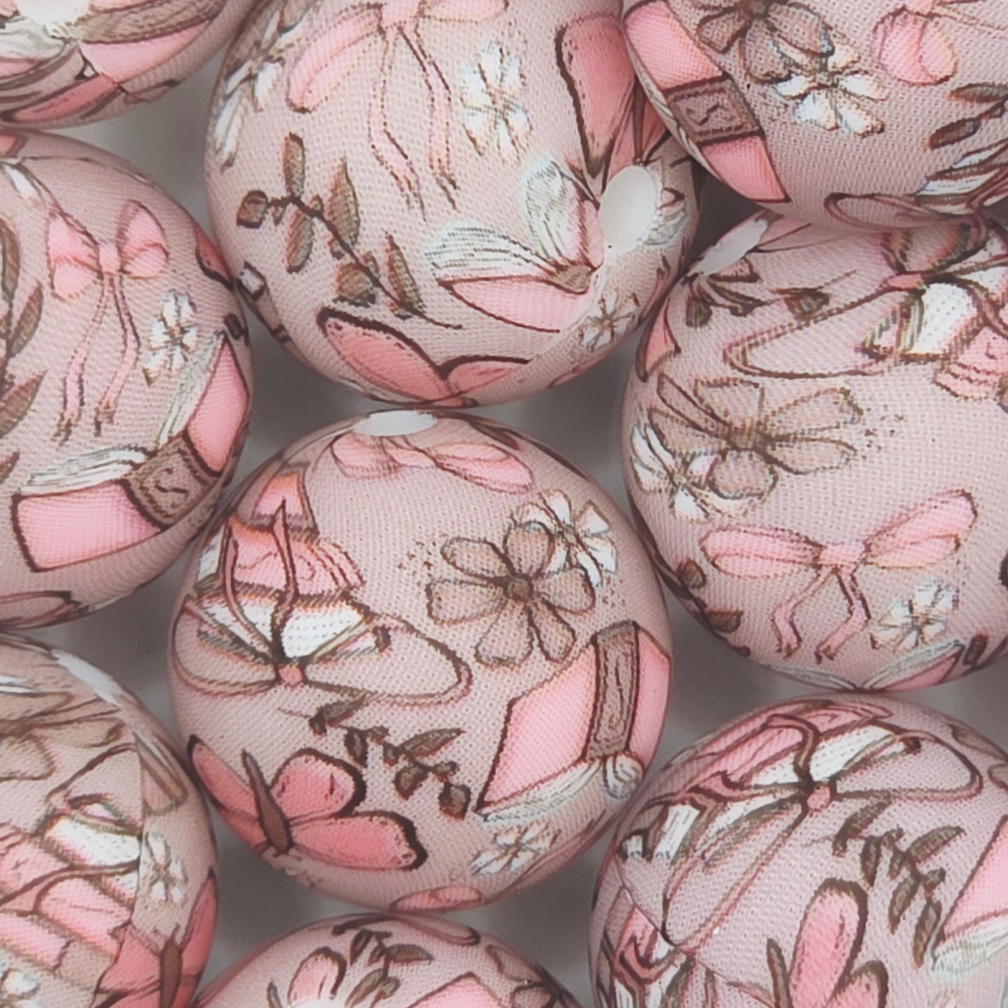 Butterfly Chapters Printed Bead