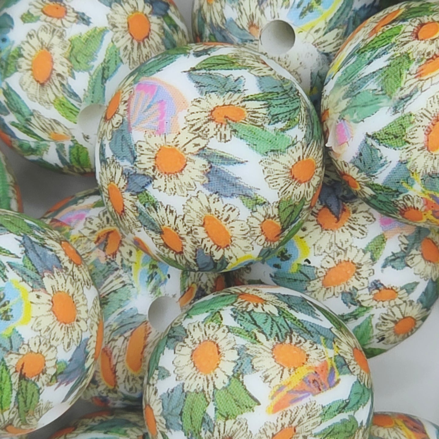 Spring Garden Printed Bead
