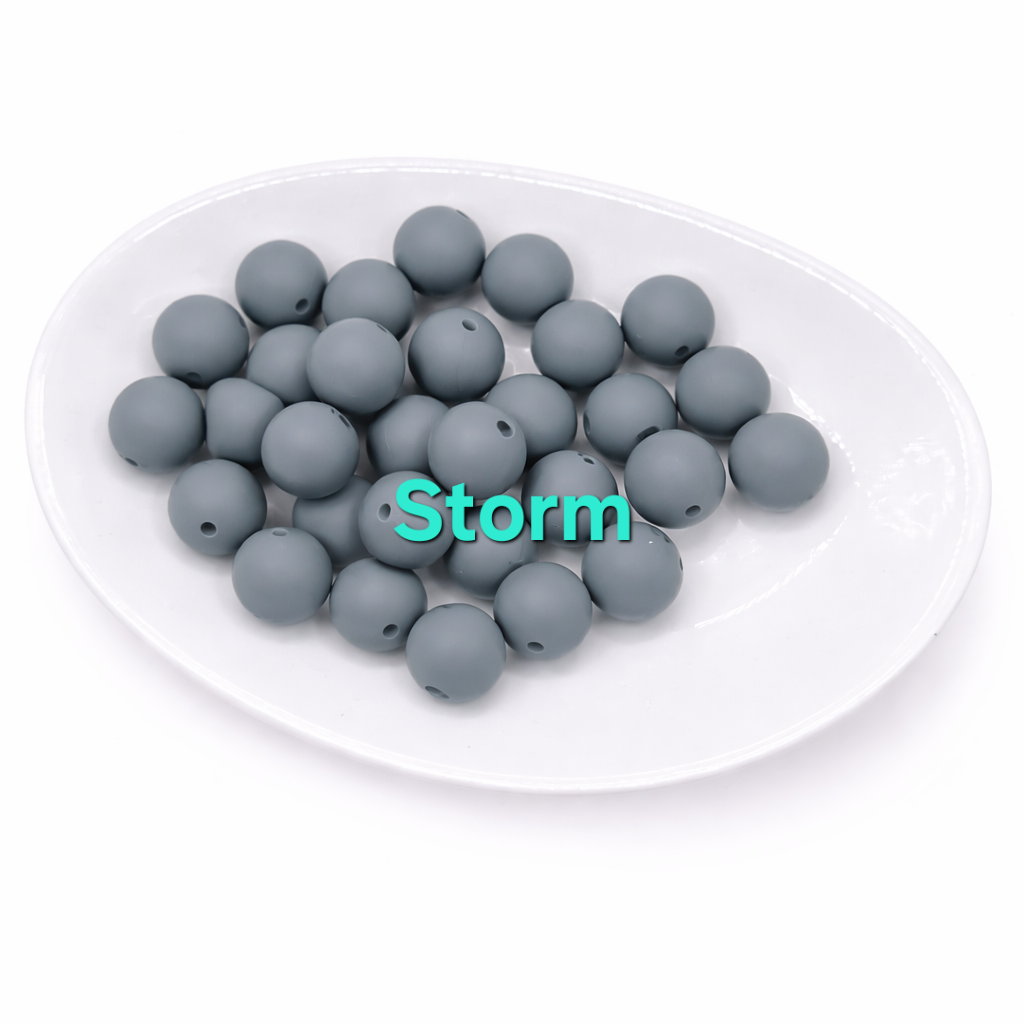 9mm Silicone Beads
