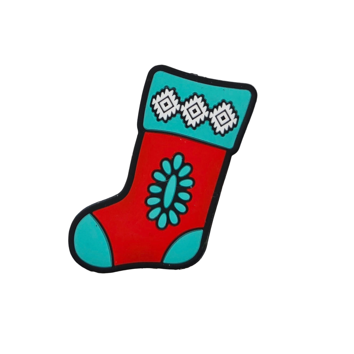Boho Christmas Stocking Focal