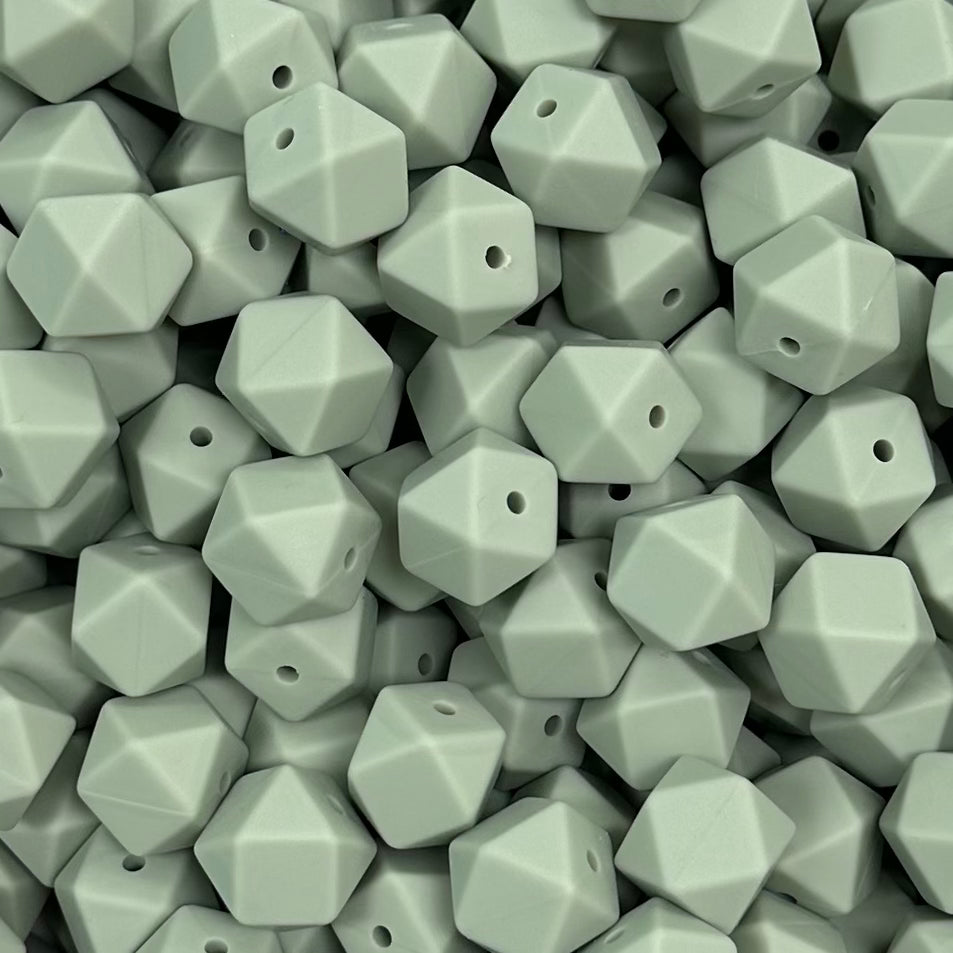 14mm Hexagon Beads