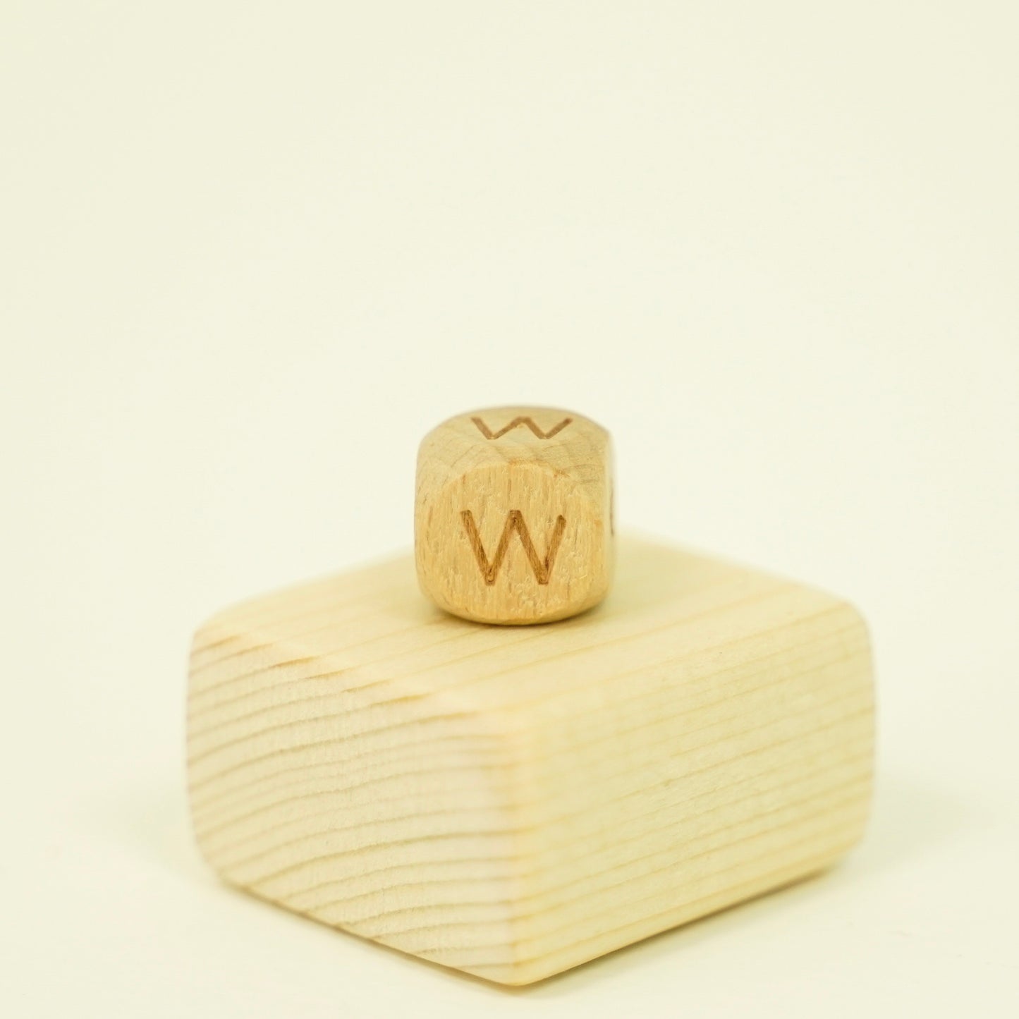 Wooden Letter Beads