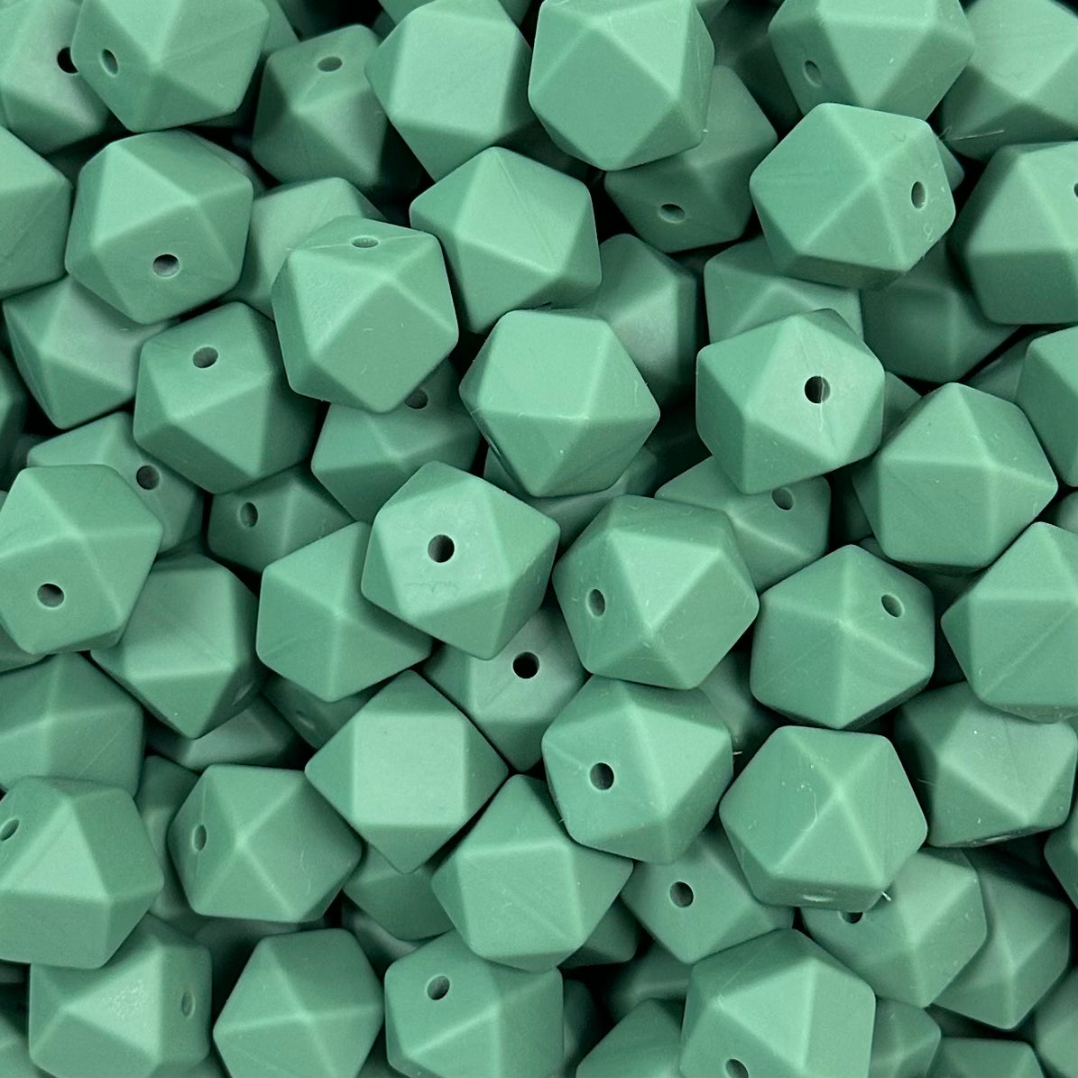 14mm Hexagon Beads