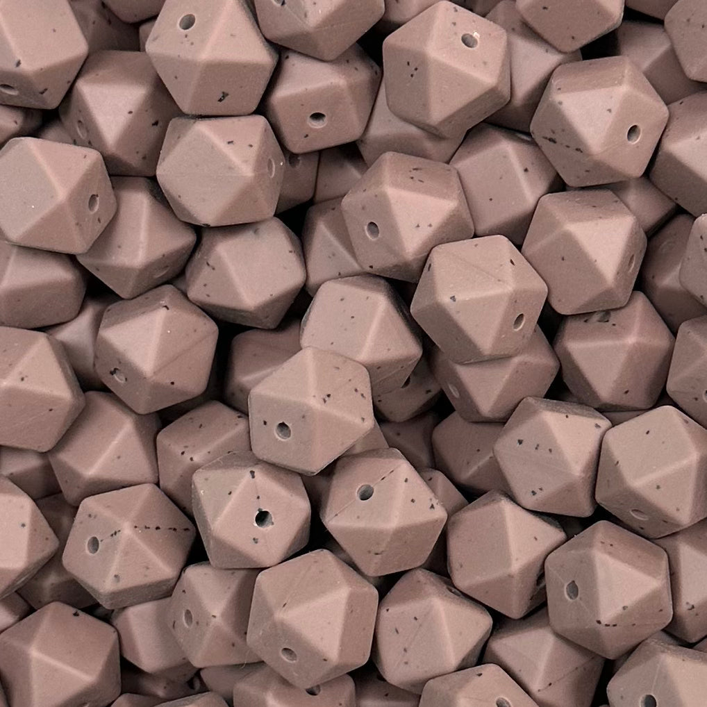 17mm Hexagon Beads