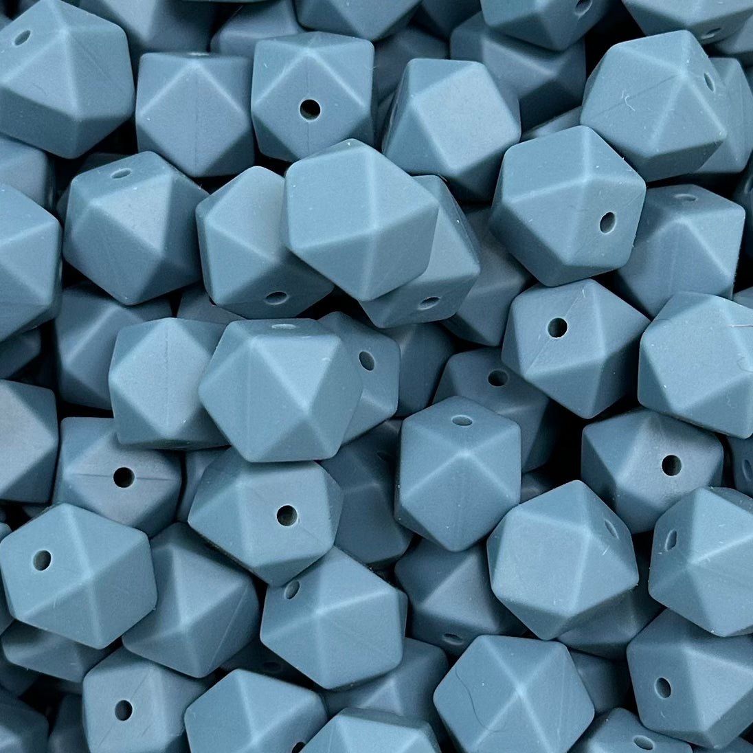 14mm Hexagon Beads