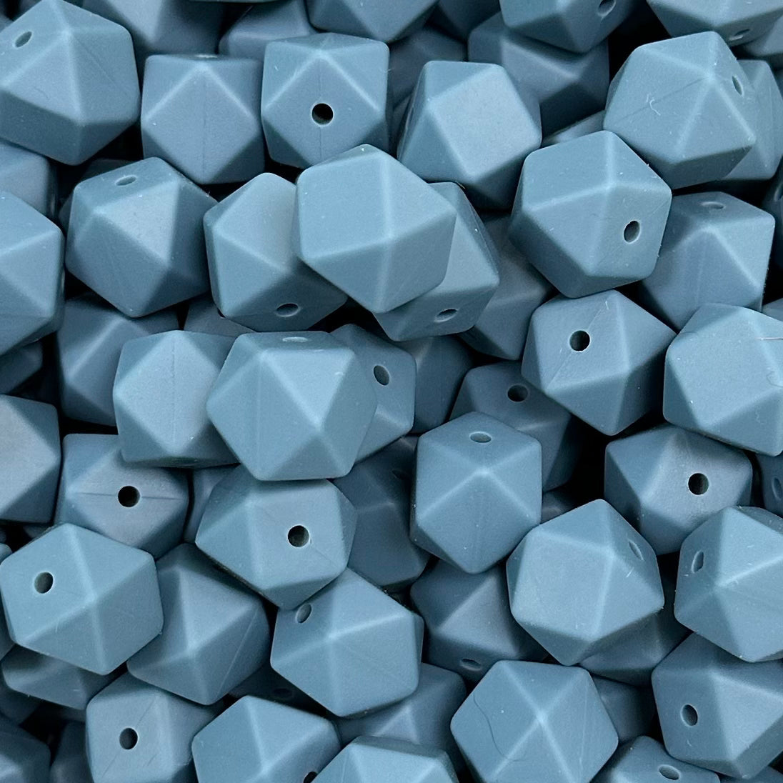 17mm Hexagon Beads