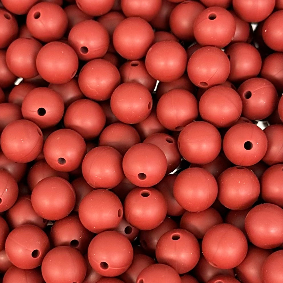 15mm Silicone Beads