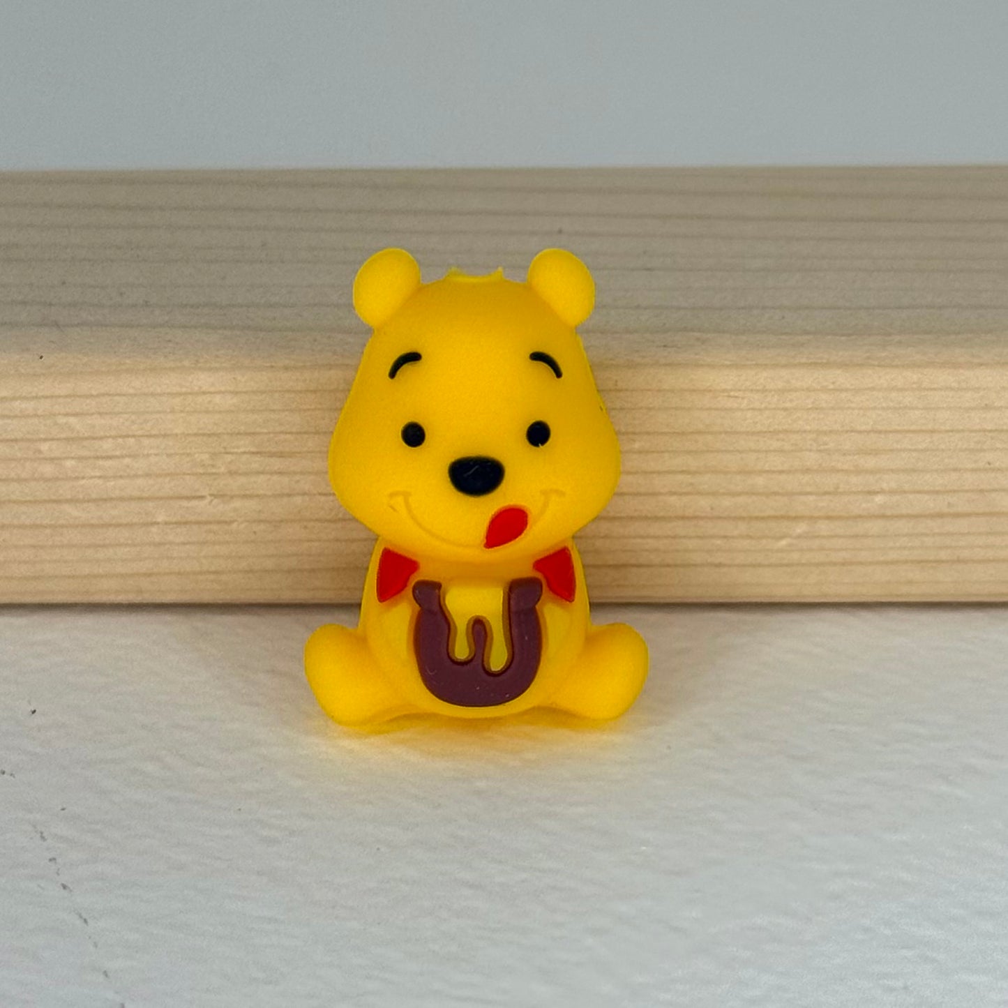 3D Yellow Bear Focal Bead