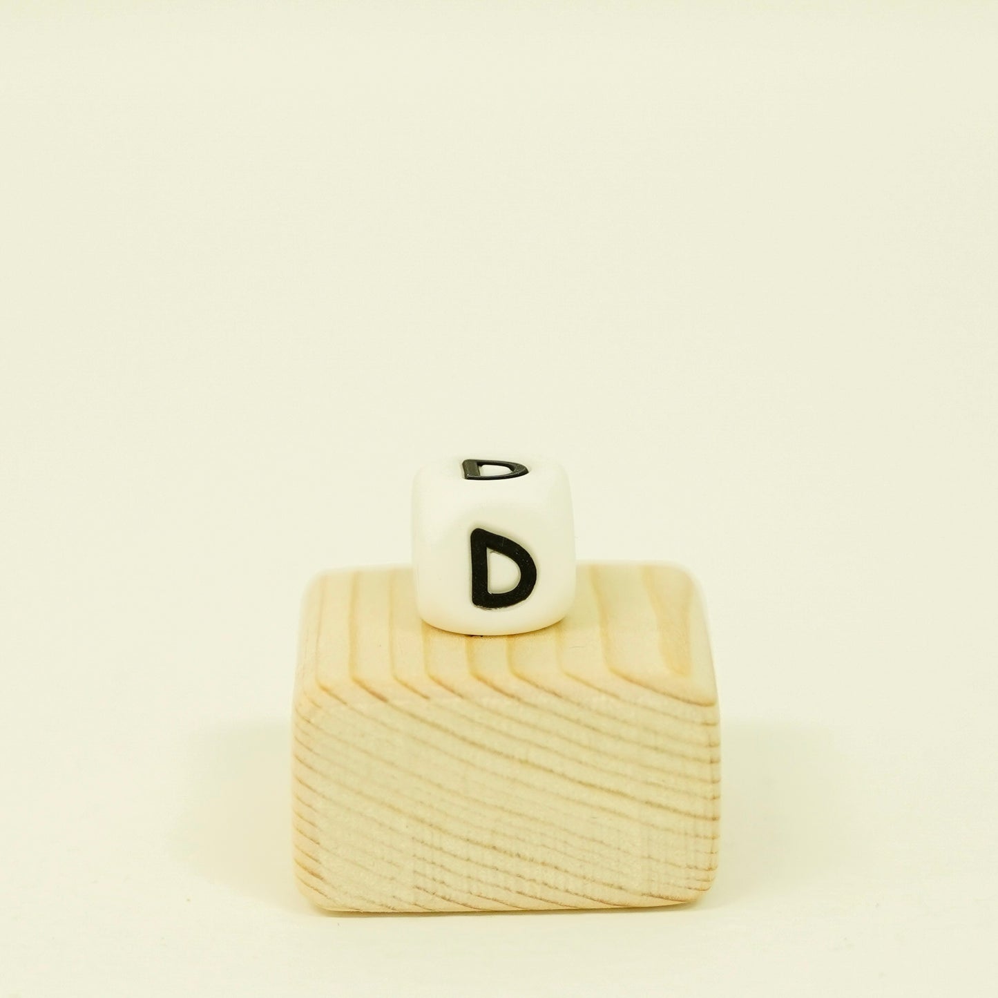 White Letter Beads