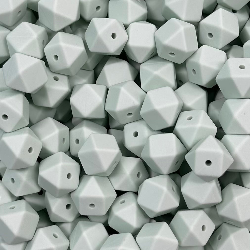 14mm Hexagon Beads