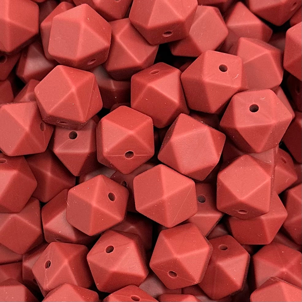 14mm Hexagon Beads