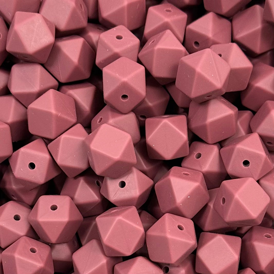 14mm Hexagon Beads