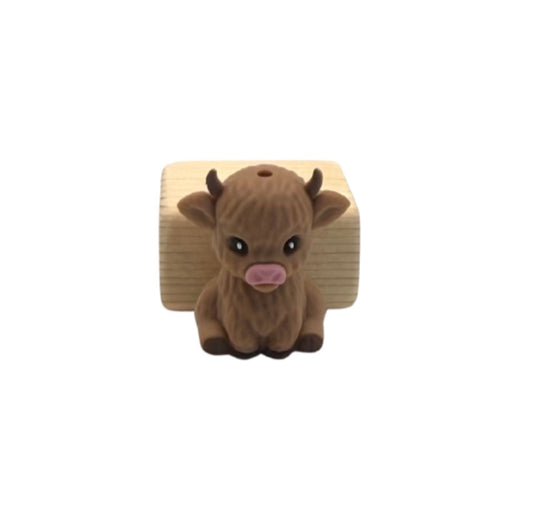 3D Highland Cow Focal