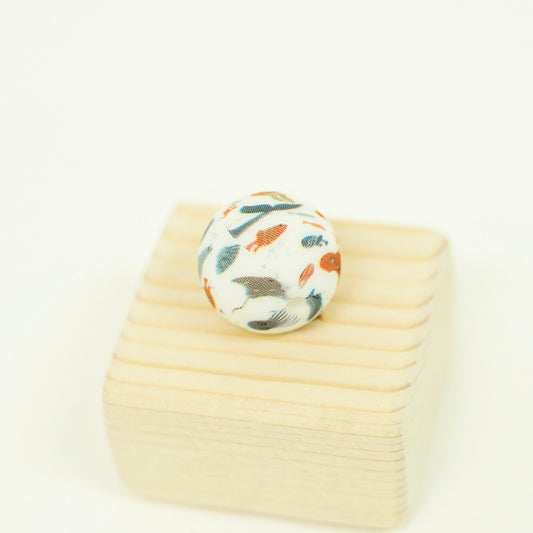 Ocean Printed Bead