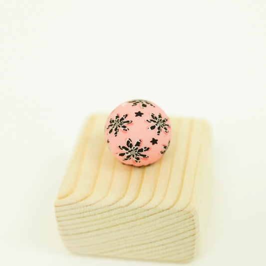 Daisy Moo Printed Bead