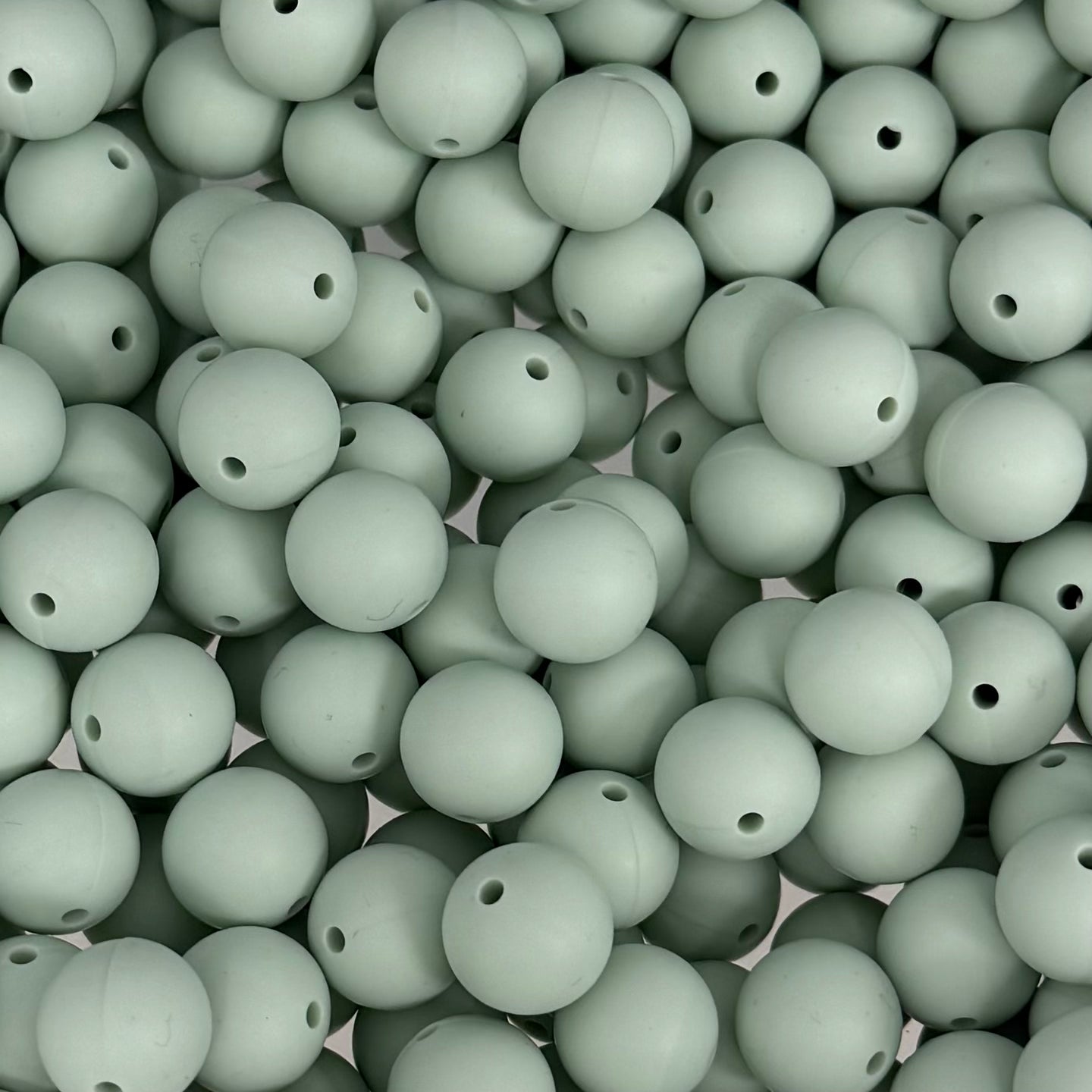 15mm Silicone Beads
