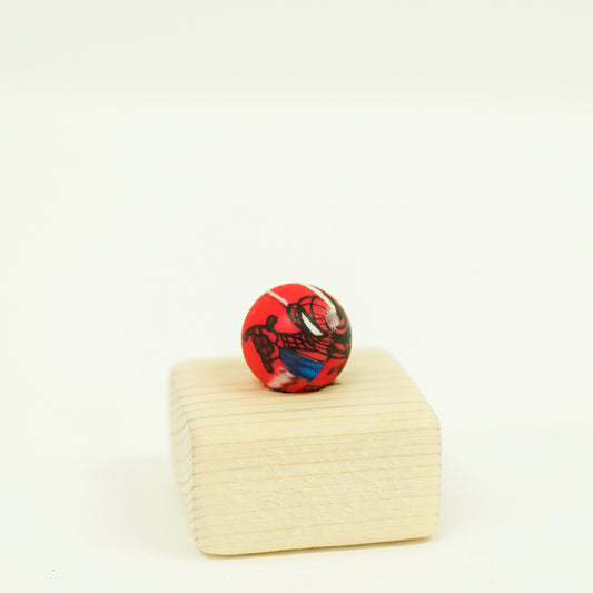 Spidey Printed Bead