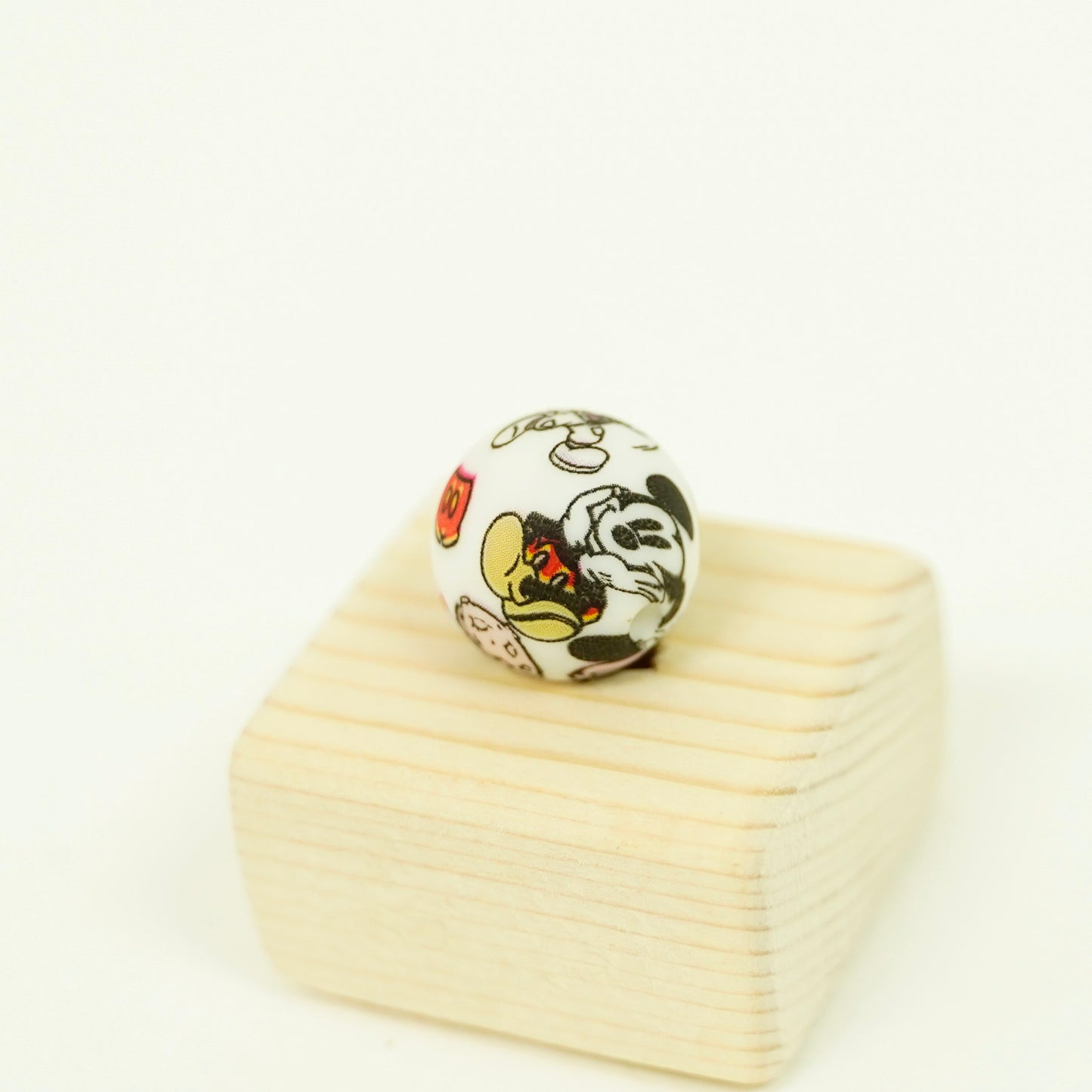 Mickey Printed Bead