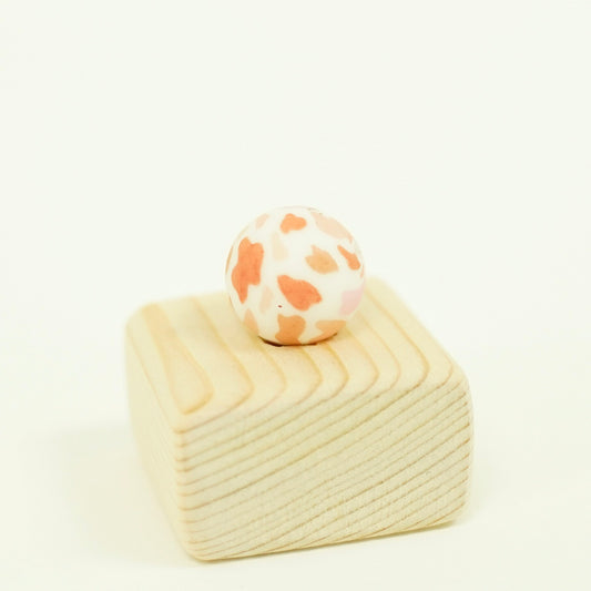 Boho Moo Printed Bead