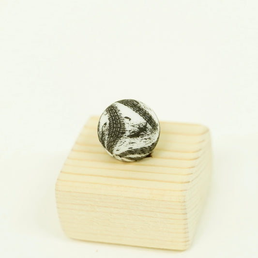 Burnout Printed Bead