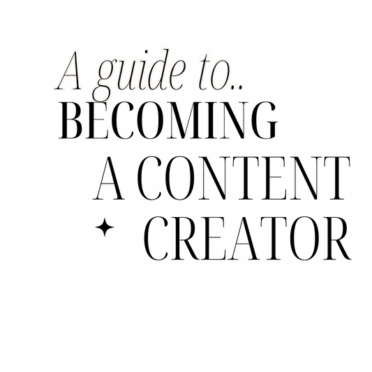 Becoming A Content Creator- Workbook