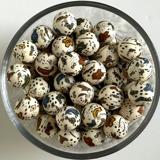 Harry Potter Printed Bead