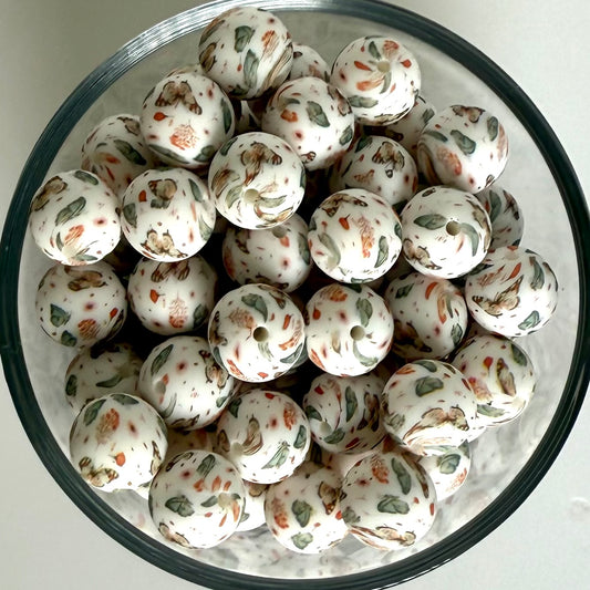 Butterfly Meadows Printed Bead