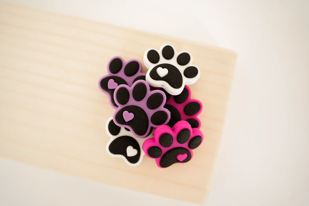 Paw Focal Bead – B & B Craft Supplies