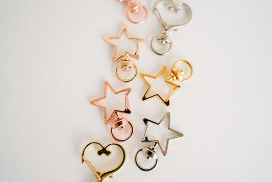 Heart & Stars Keychain