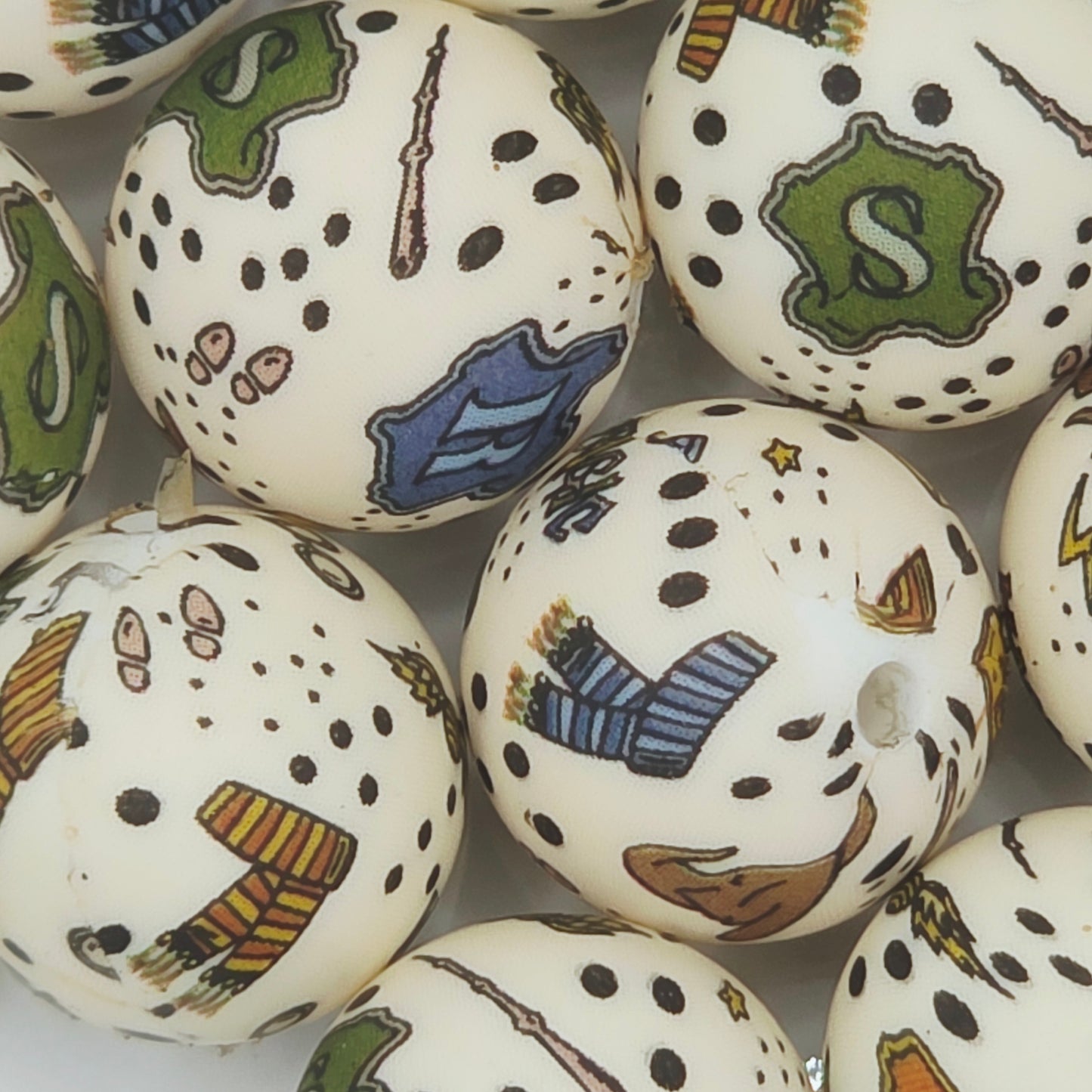 Harry Potter Printed Bead