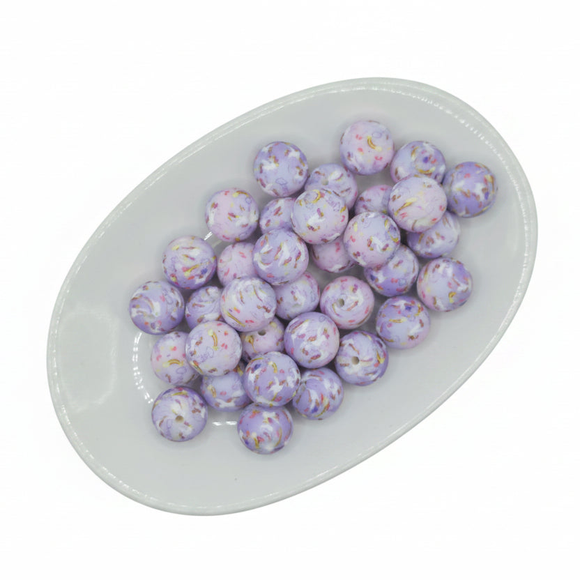 Unicorn Dreams Printed Bead
