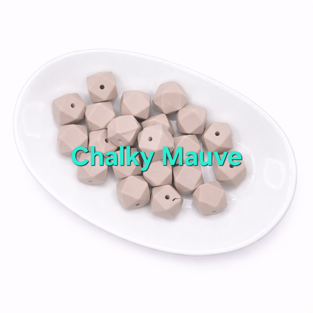 14mm Hexagon Beads