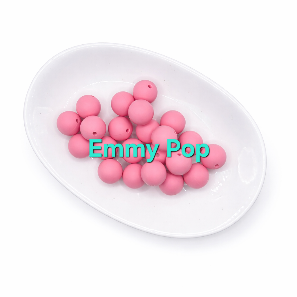 15mm Silicone Beads