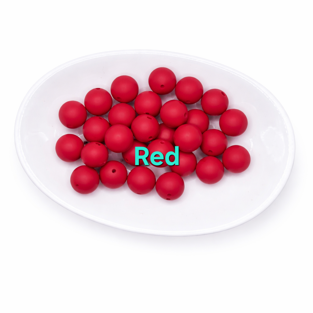 15mm Silicone Beads