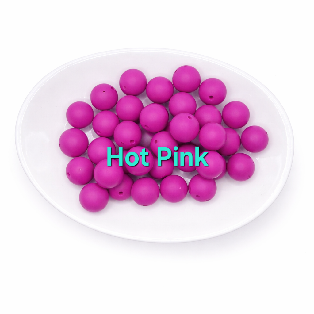 15mm Silicone Beads