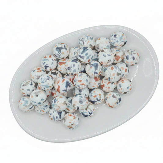 Ocean Printed Bead