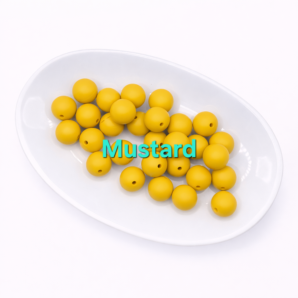 12mm Silicone Beads