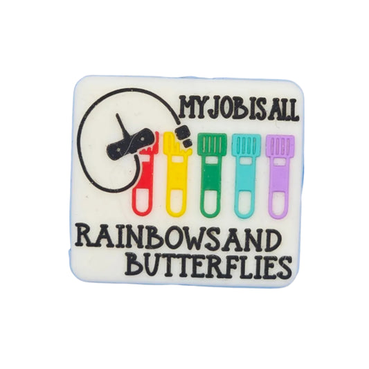 Rainbows & Butterflies Focal