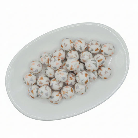 Boho Christmas Printed Bead