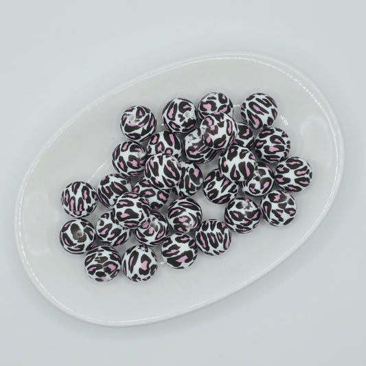 Black & Pink Leopard print