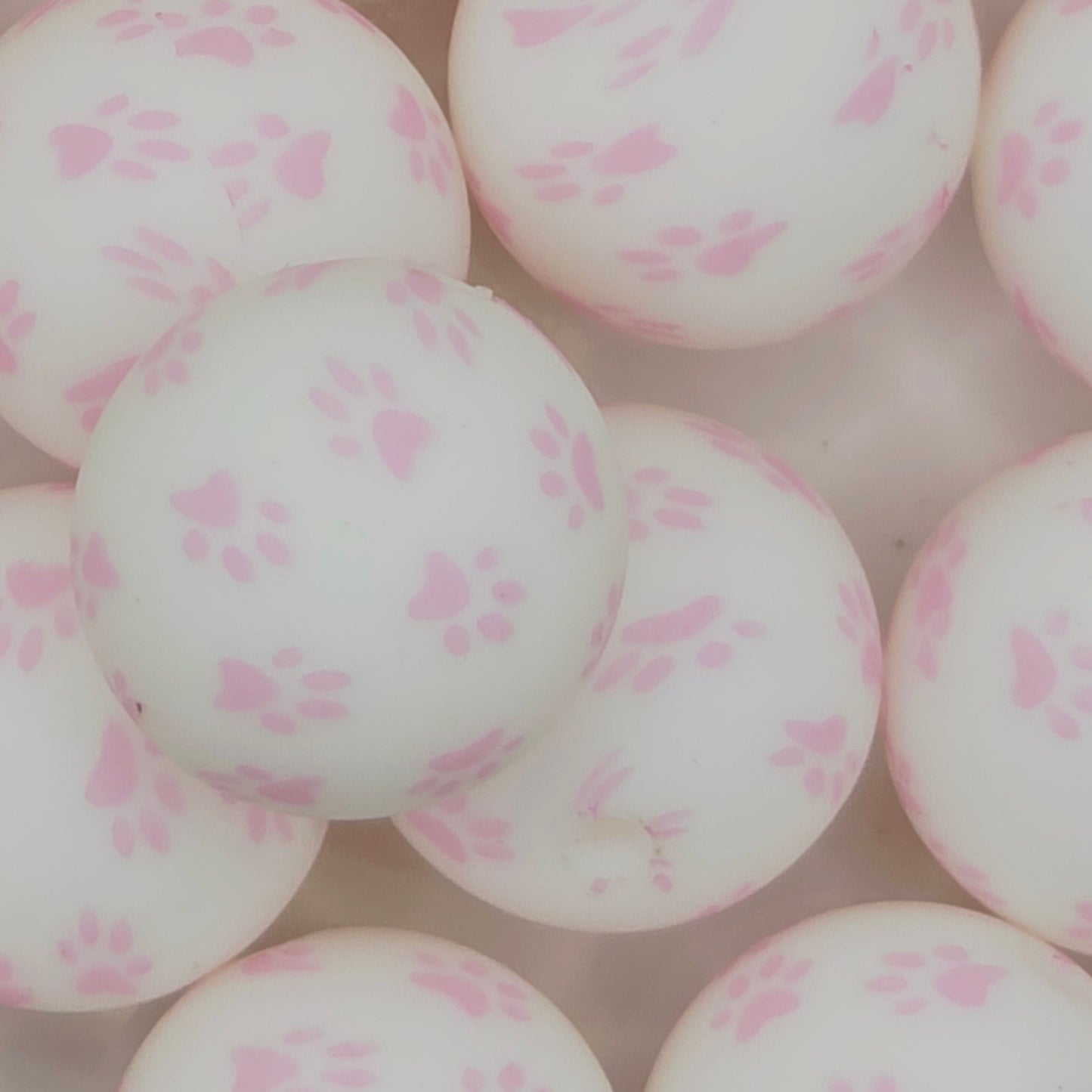 Paw Print Beads