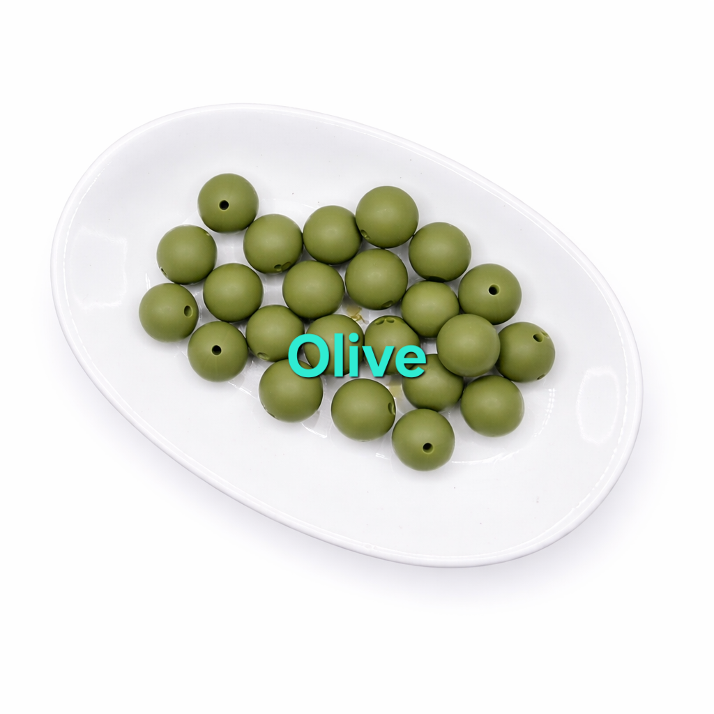 12mm Silicone Beads