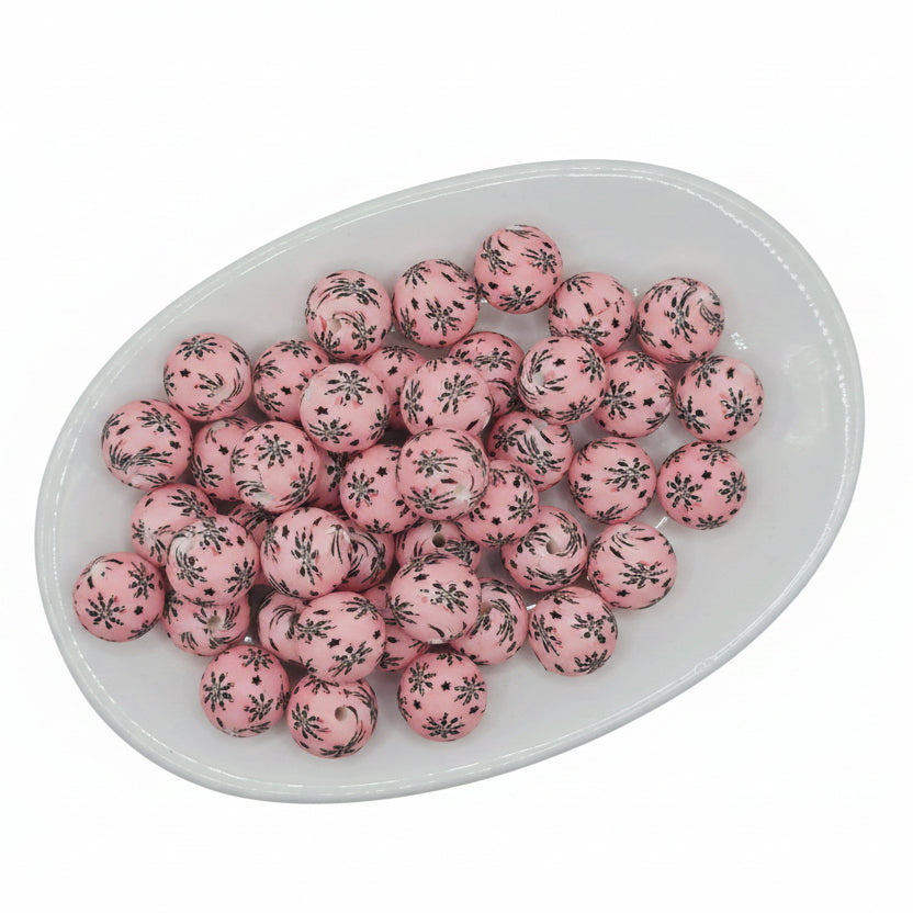 Daisy Moo Printed Bead