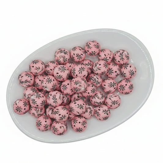 Daisy Moo Printed Bead