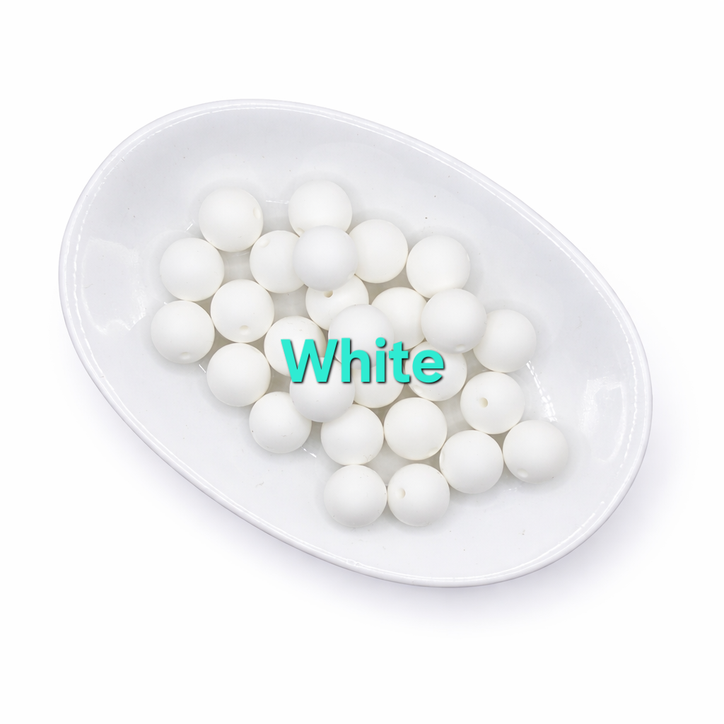15mm Silicone Beads